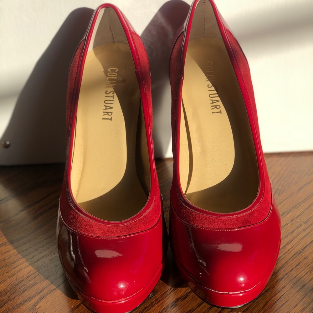 Red Patent Leather Heels